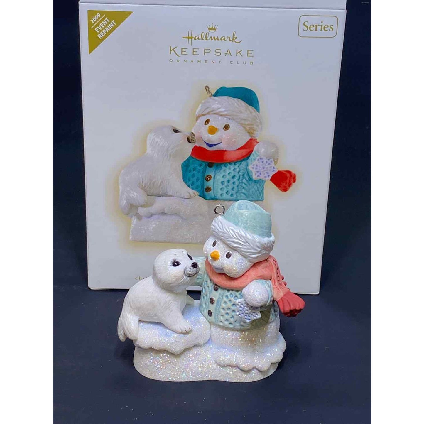 Hallmark 2009 Snow Buddies Repaint of 12th ornament New in Box