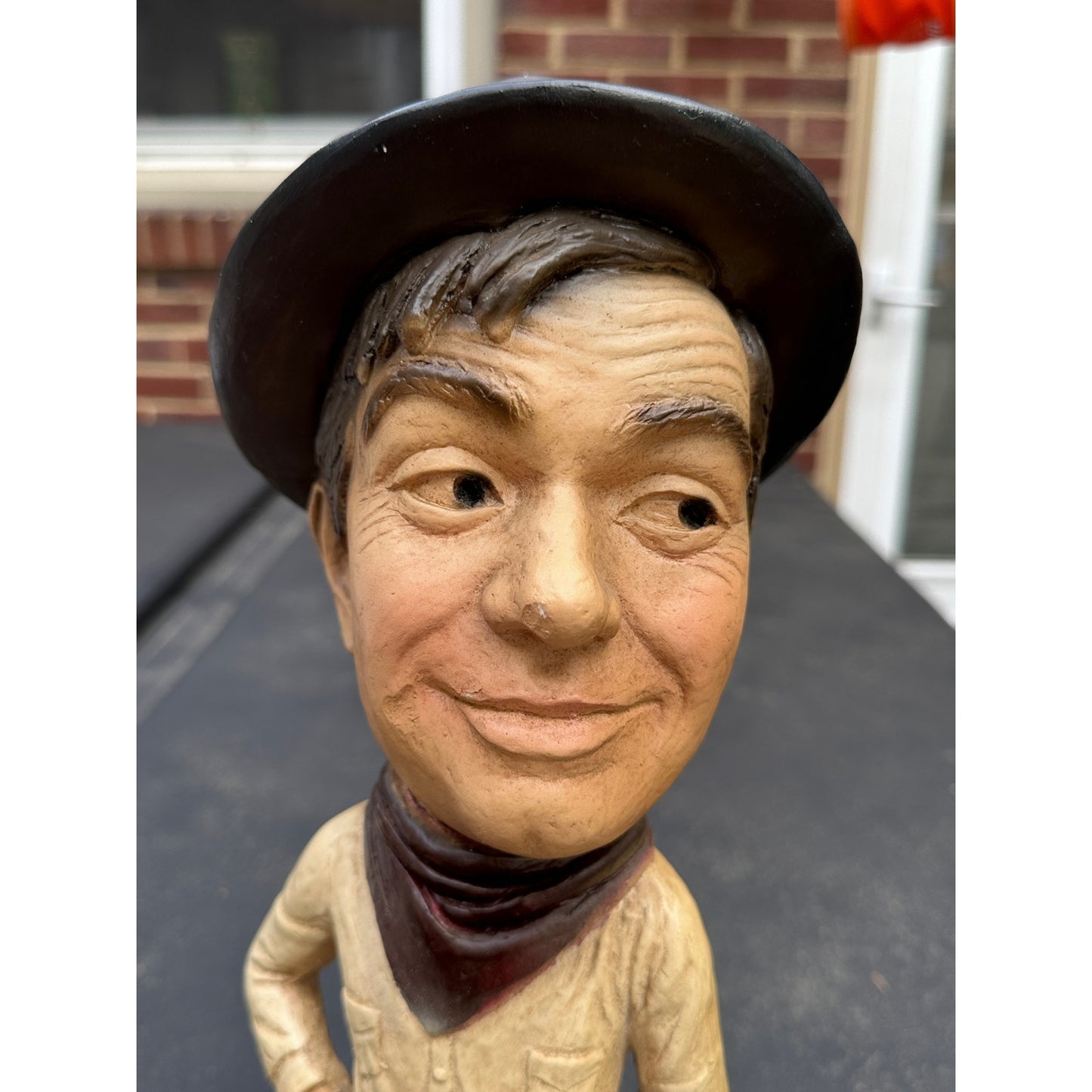 Vintage Esco Will Rogers Chalkware Statue Figure NICE!!!
