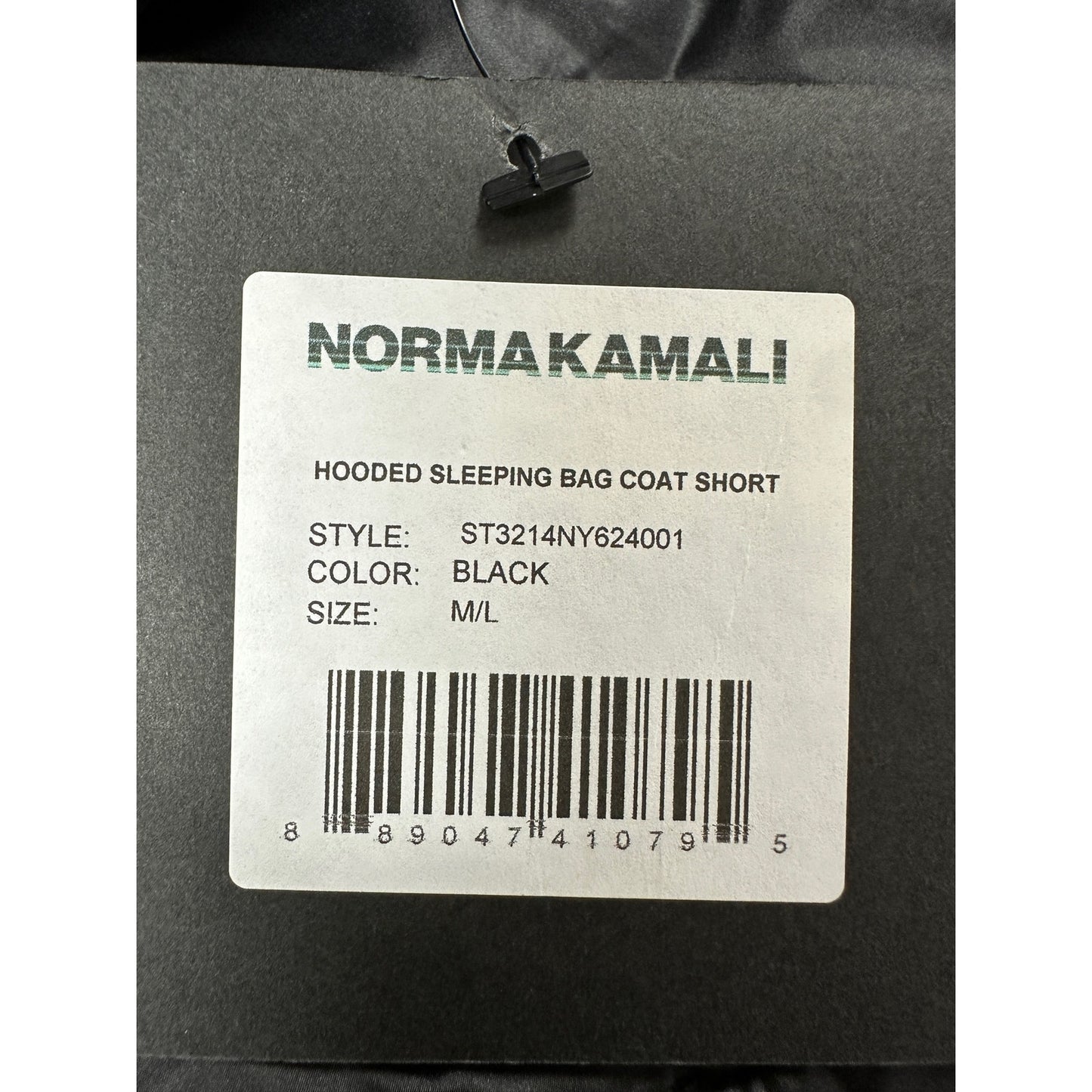 Norma Kamali Women's Hooded Sleeping Bag Coat Short