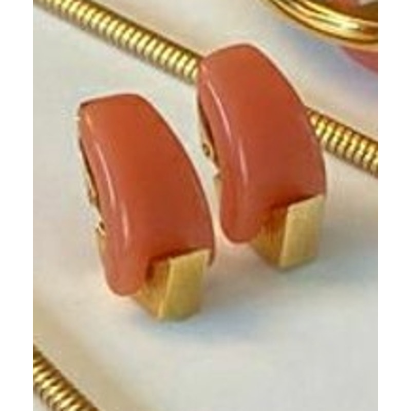 Givenchy 1978 Goldtone Thermoset Necklace & Clip Earrings