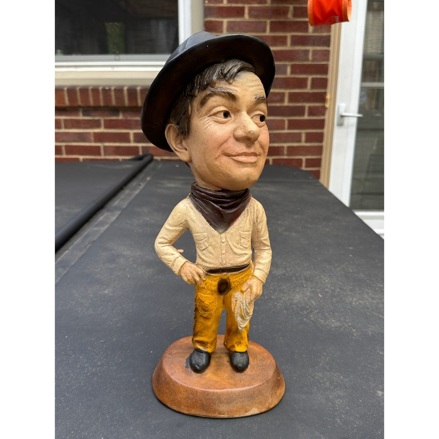 Vintage Esco Will Rogers Chalkware Statue Figure NICE!!!