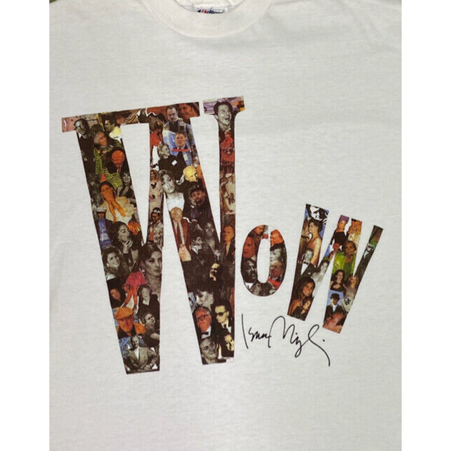 Vintage Isaac Mizrahi WOW ~ W Magazine 20th Anniversary T Shirt Sz L