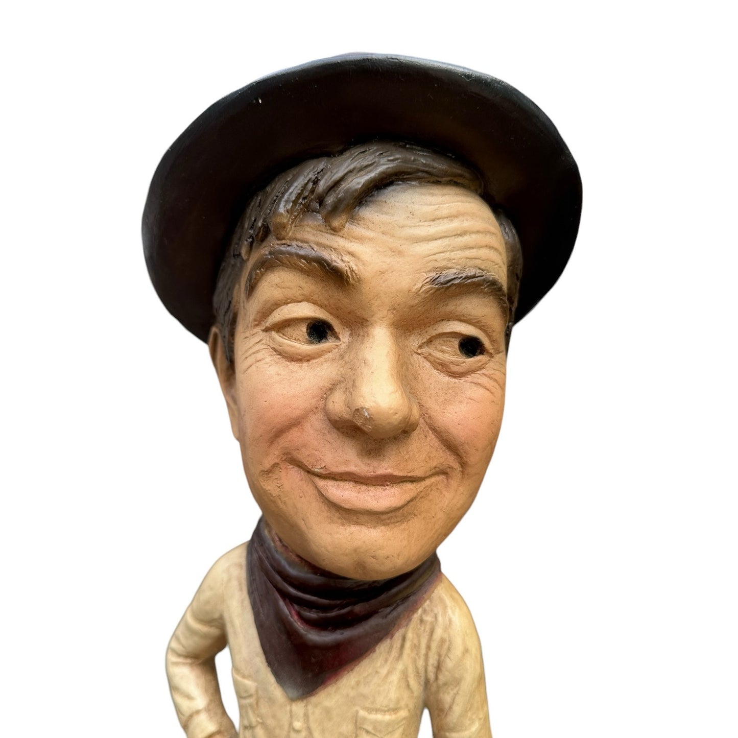 Vintage Esco Will Rogers Chalkware Statue Figure NICE!!!