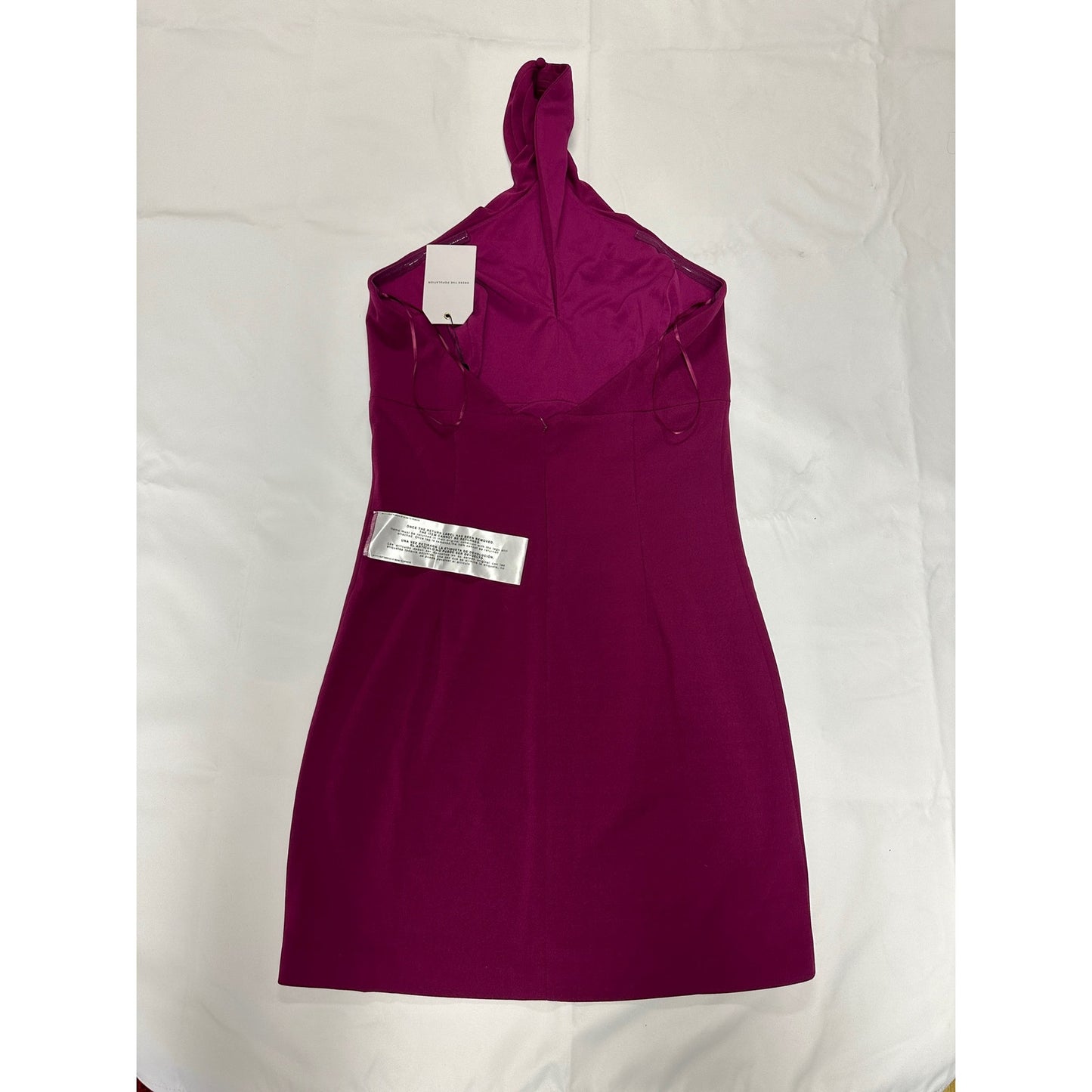Dress the Population Women's Ryan Bodycon Mini Dress Sz L ~ Dark Magenta