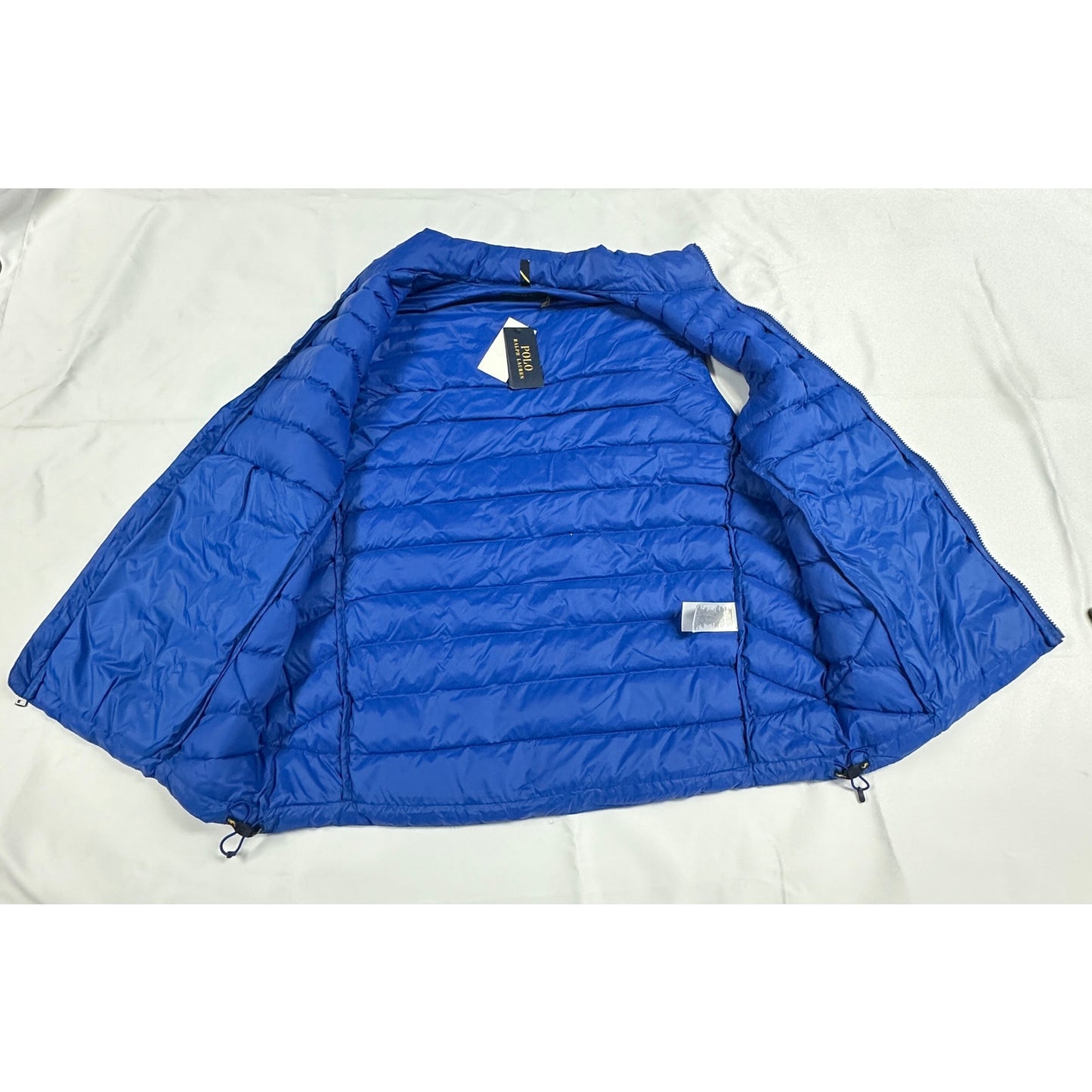 Polo Ralph Lauren Packable Full Zip Puffer Lightweight Vest Blue Size XL