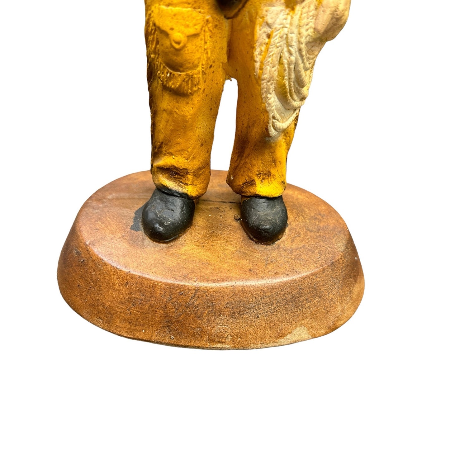 Vintage Esco Will Rogers Chalkware Statue Figure NICE!!!