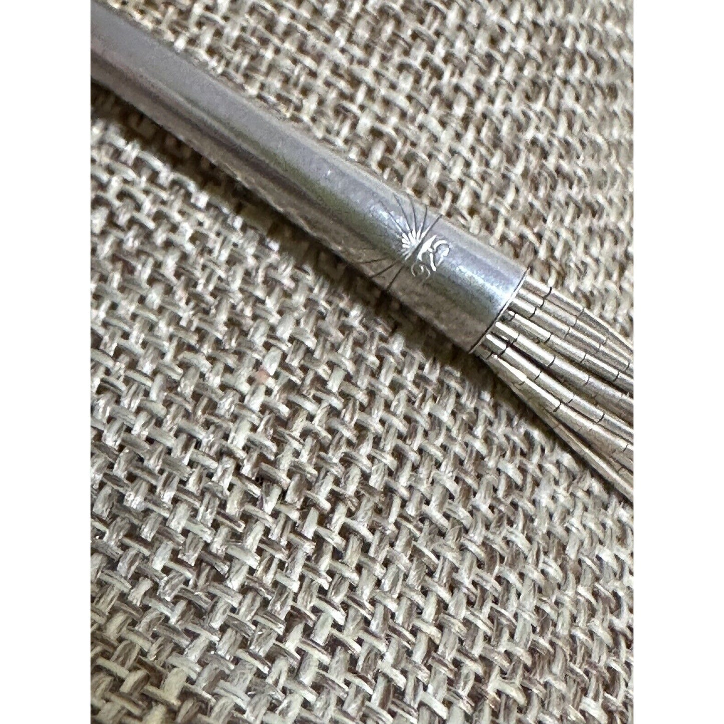 Rising Sun Hallmark 30 Strand Liquid Silver 24” Necklace 925