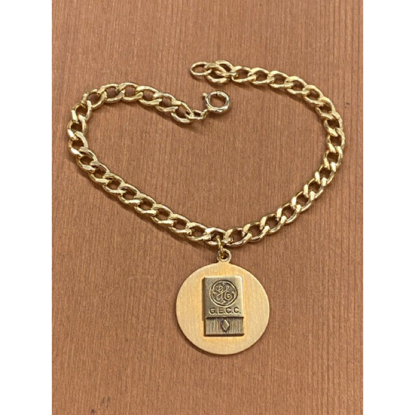 Vintage GE General Electric Charm Bracelet GOLD FILLED