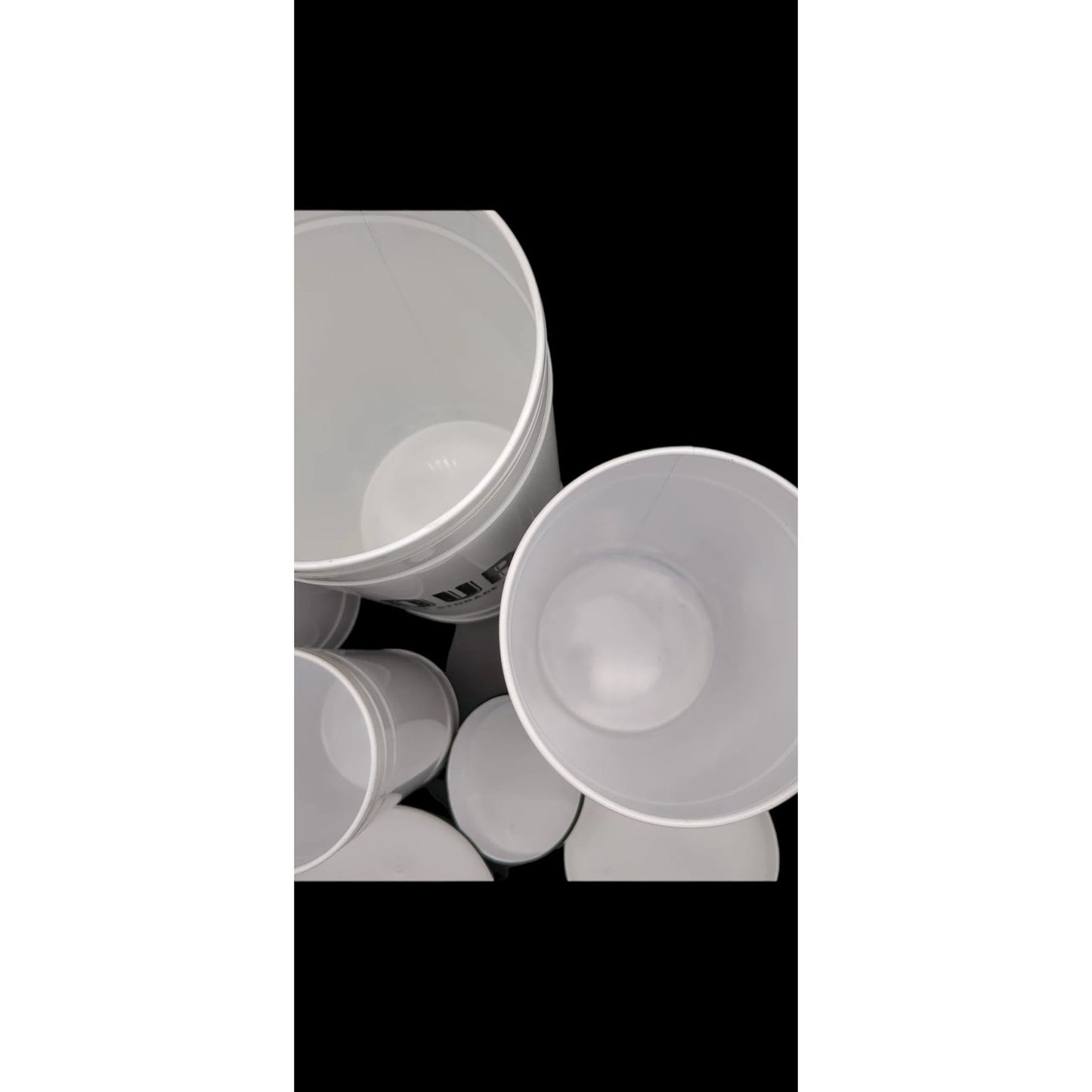 NEW Metal Farmhouse Kitchen Canisters Set 4 Pc White Black Vintage Storage