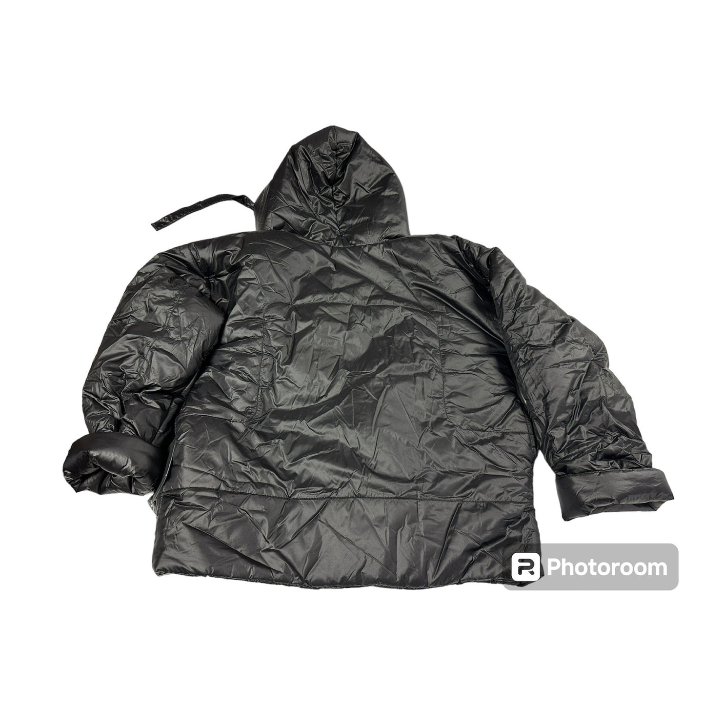 Norma Kamali Women's Hooded Sleeping Bag Coat Short