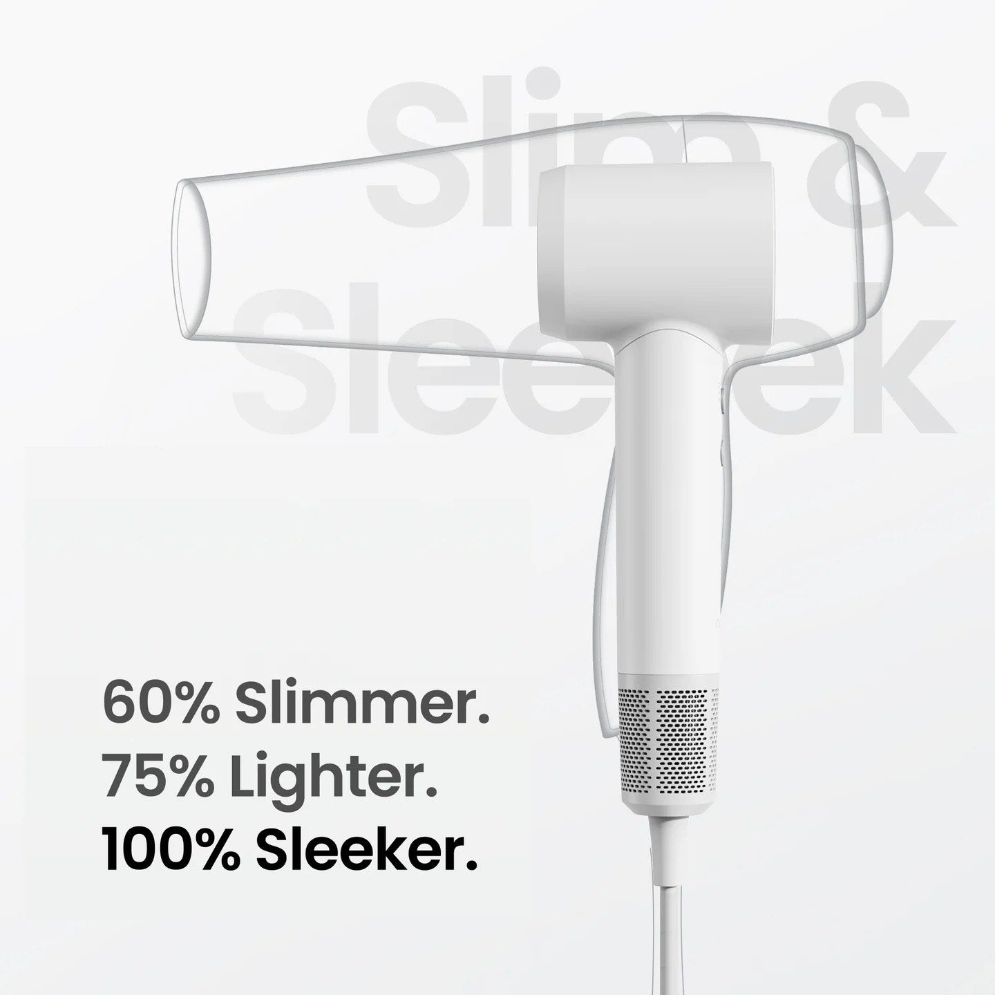 Laifen Hair Dryer Swift SE, 200 Mil Negative Ionic Blow Dryer #LFSE-WHG-US NIB
