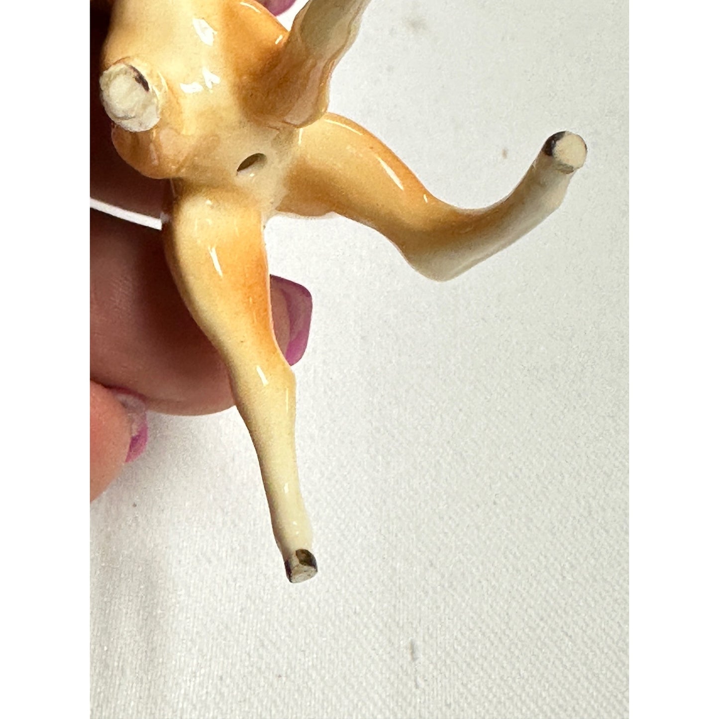 Vintage Bambi Fawn Deer Bone China Miniature Figurines