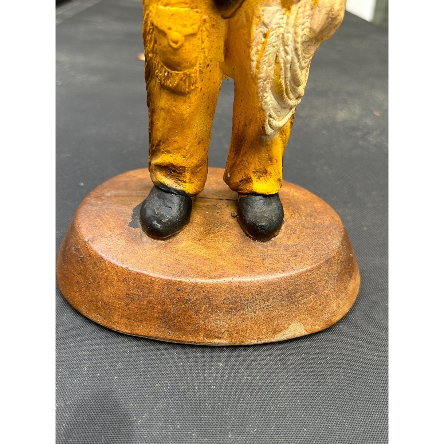 Vintage Esco Will Rogers Chalkware Statue Figure NICE!!!