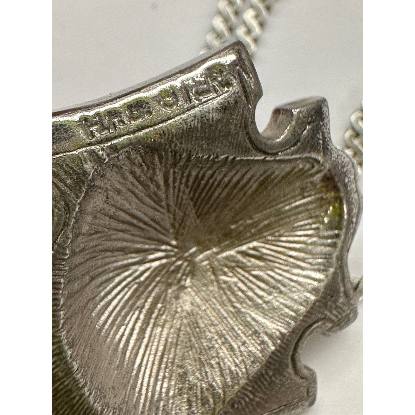 Vintage Sterling Silver Jesus Pendant Necklace