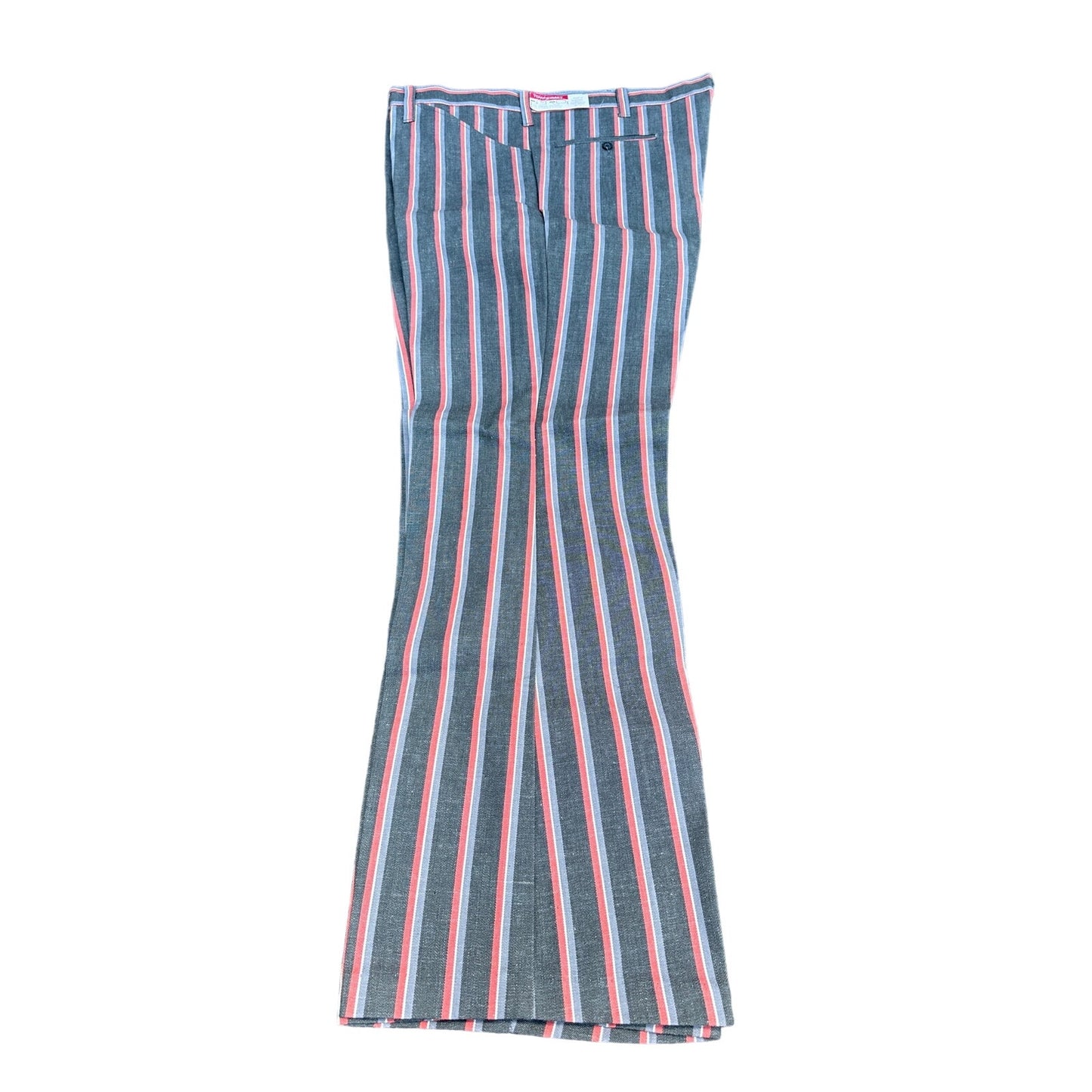 American Vintage Towncraft Funky Salt & Pepper Striped Mens Pants / Jeans NWT 38