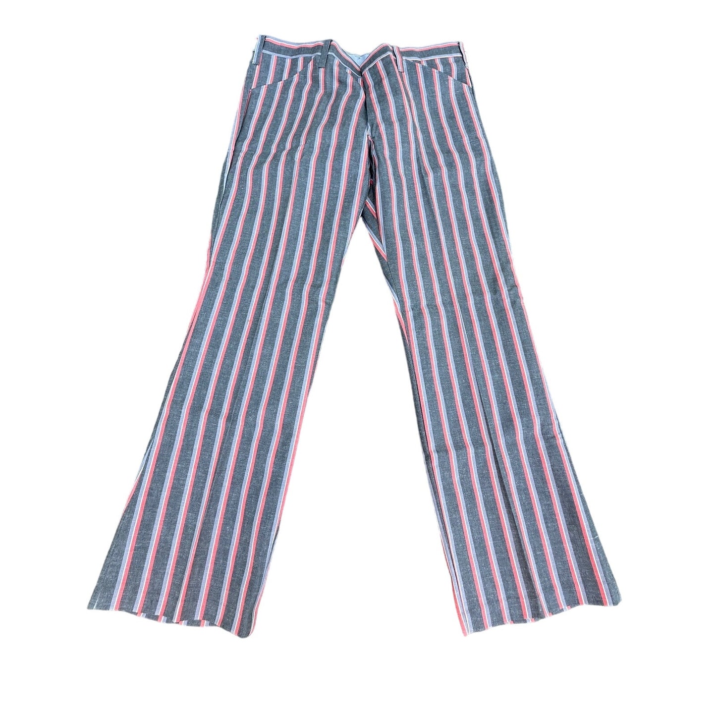American Vintage Towncraft Funky Salt & Pepper Striped Mens Pants / Jeans NWT 38