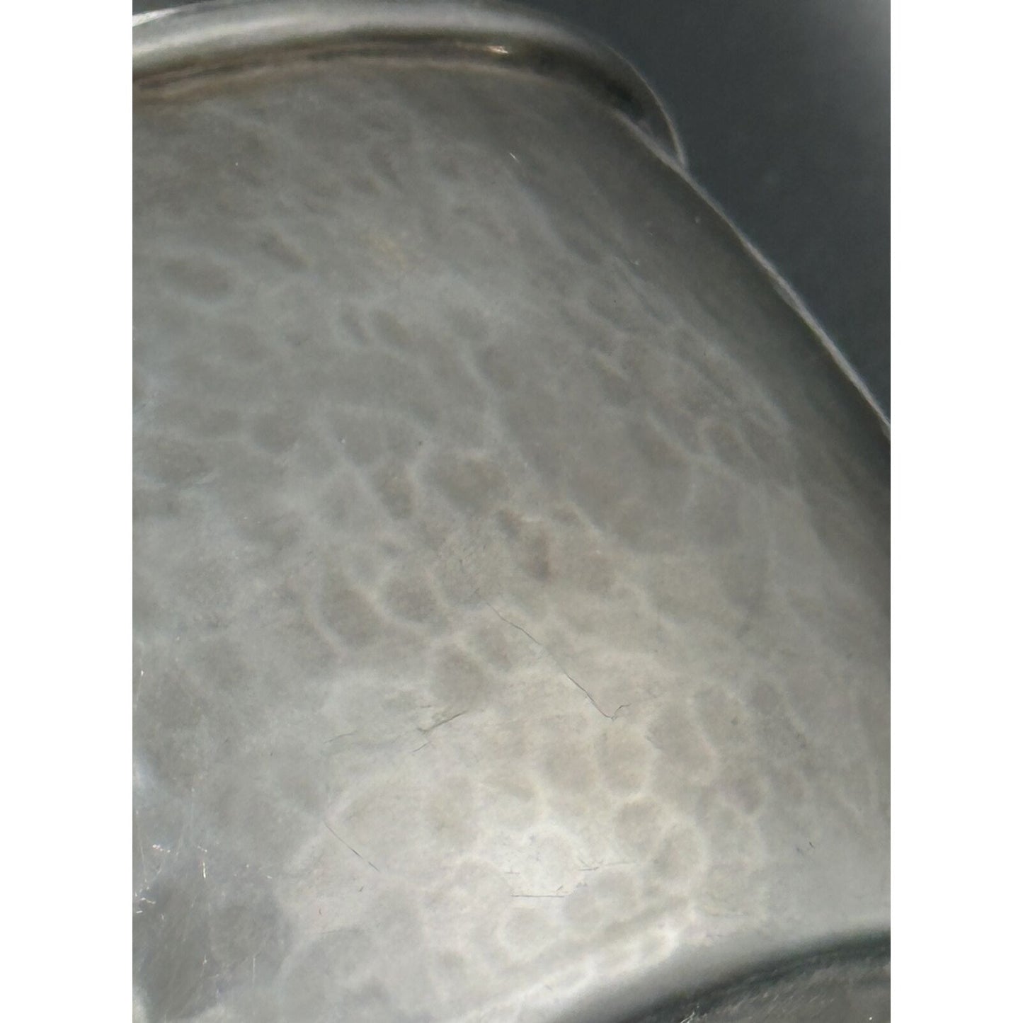 Vintage MCM Hand Hammered Silverplate Italian Wine Caddy Bottle Holder server