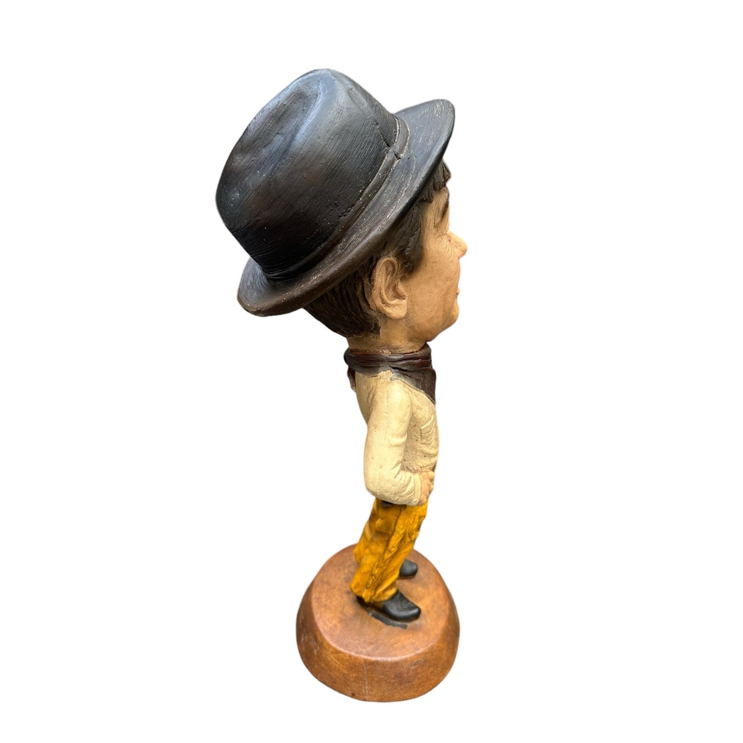Vintage Esco Will Rogers Chalkware Statue Figure NICE!!!