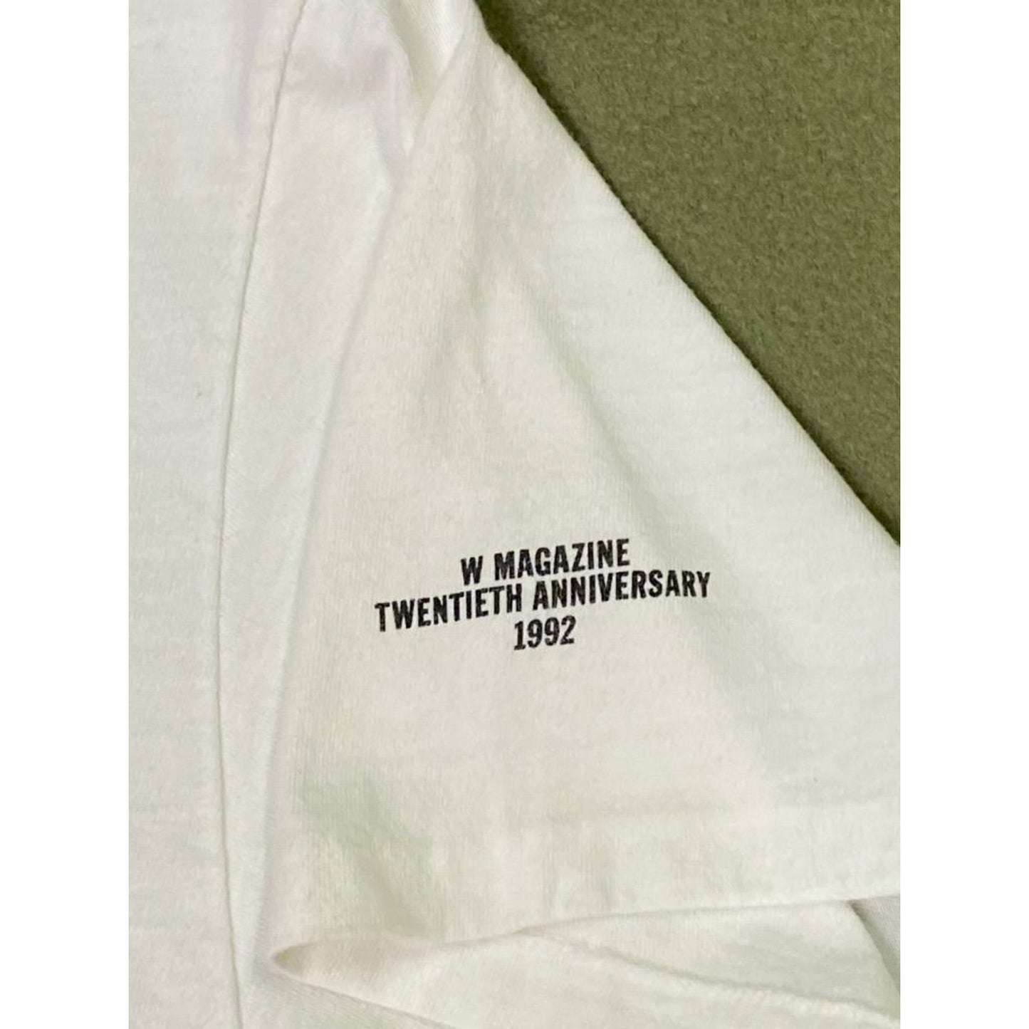 1992 Calvin Klein Win Against Aids W Magazine 20th Anniversary T Shirt Sz L