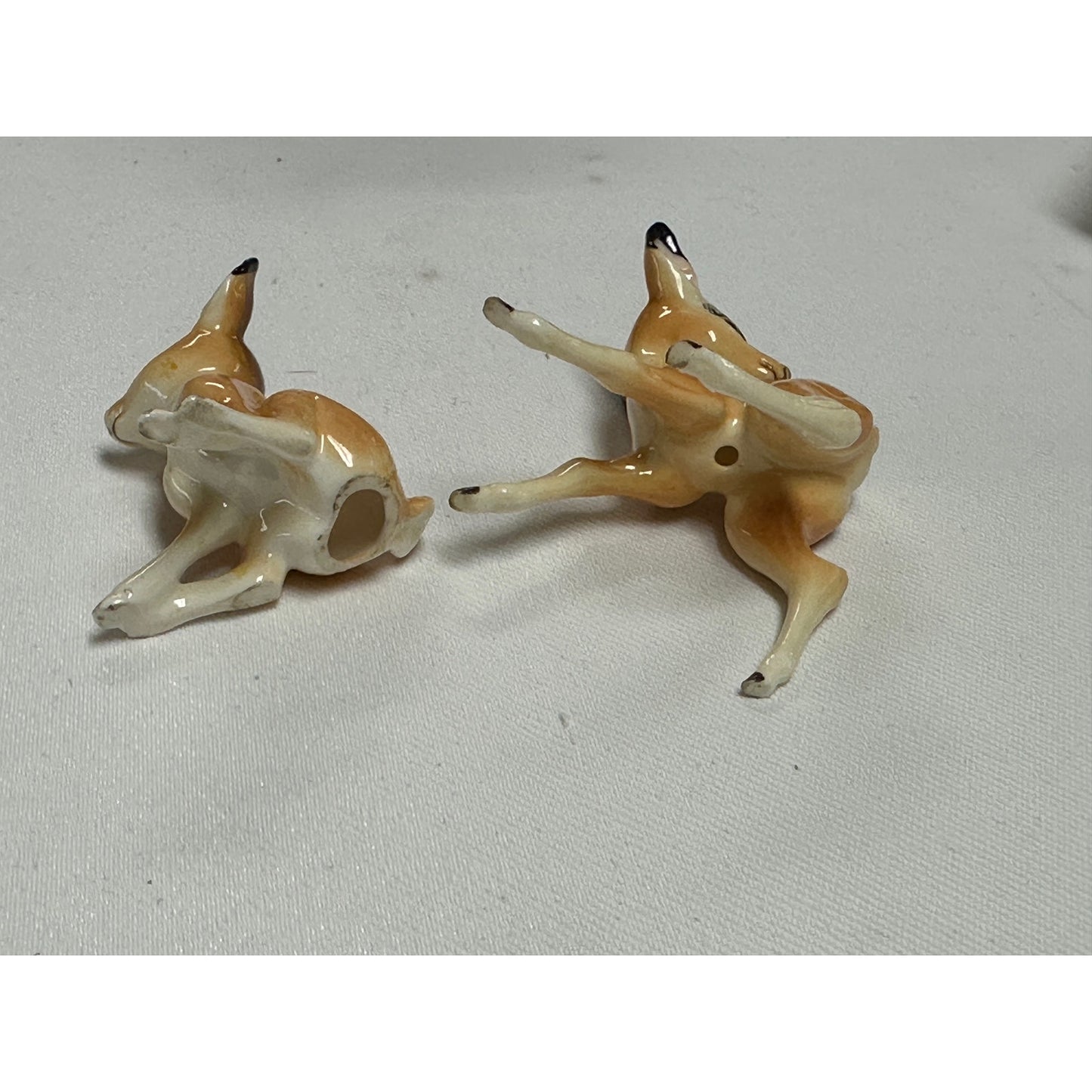 Vintage  Bambi Fawn Deer Bone China Miniature Figurines