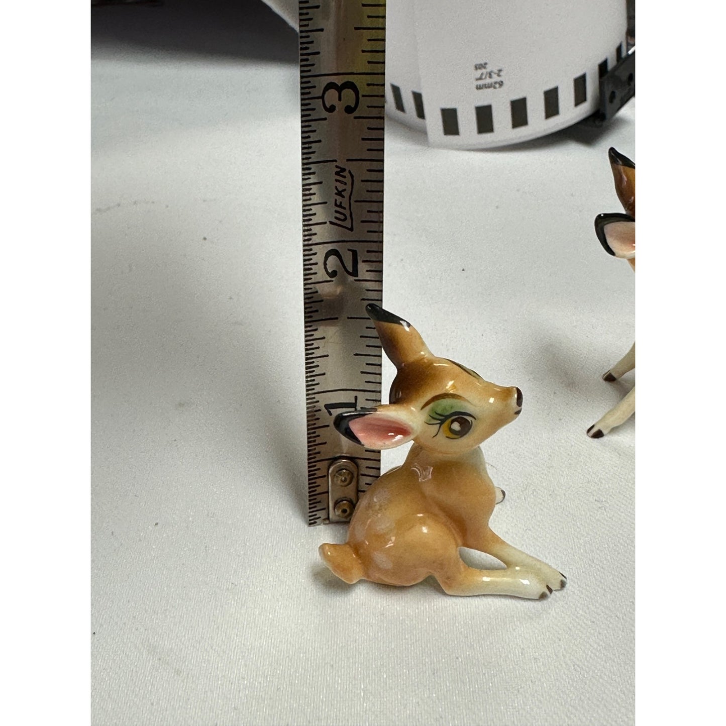 Vintage  Bambi Fawn Deer Bone China Miniature Figurines